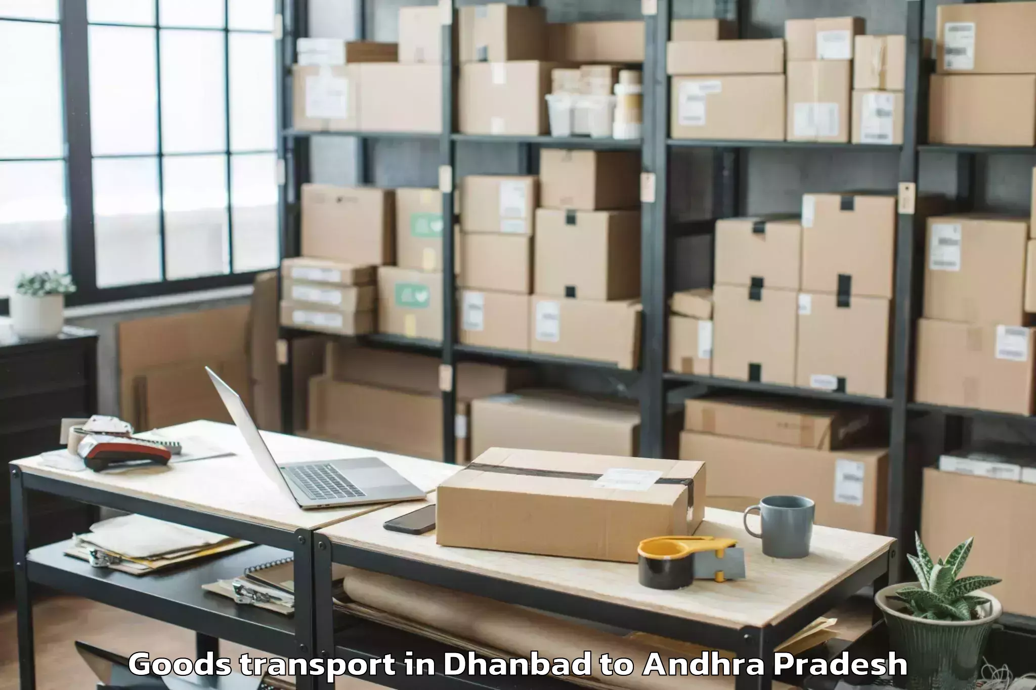 Professional Dhanbad to Tallapudi Goods Transport